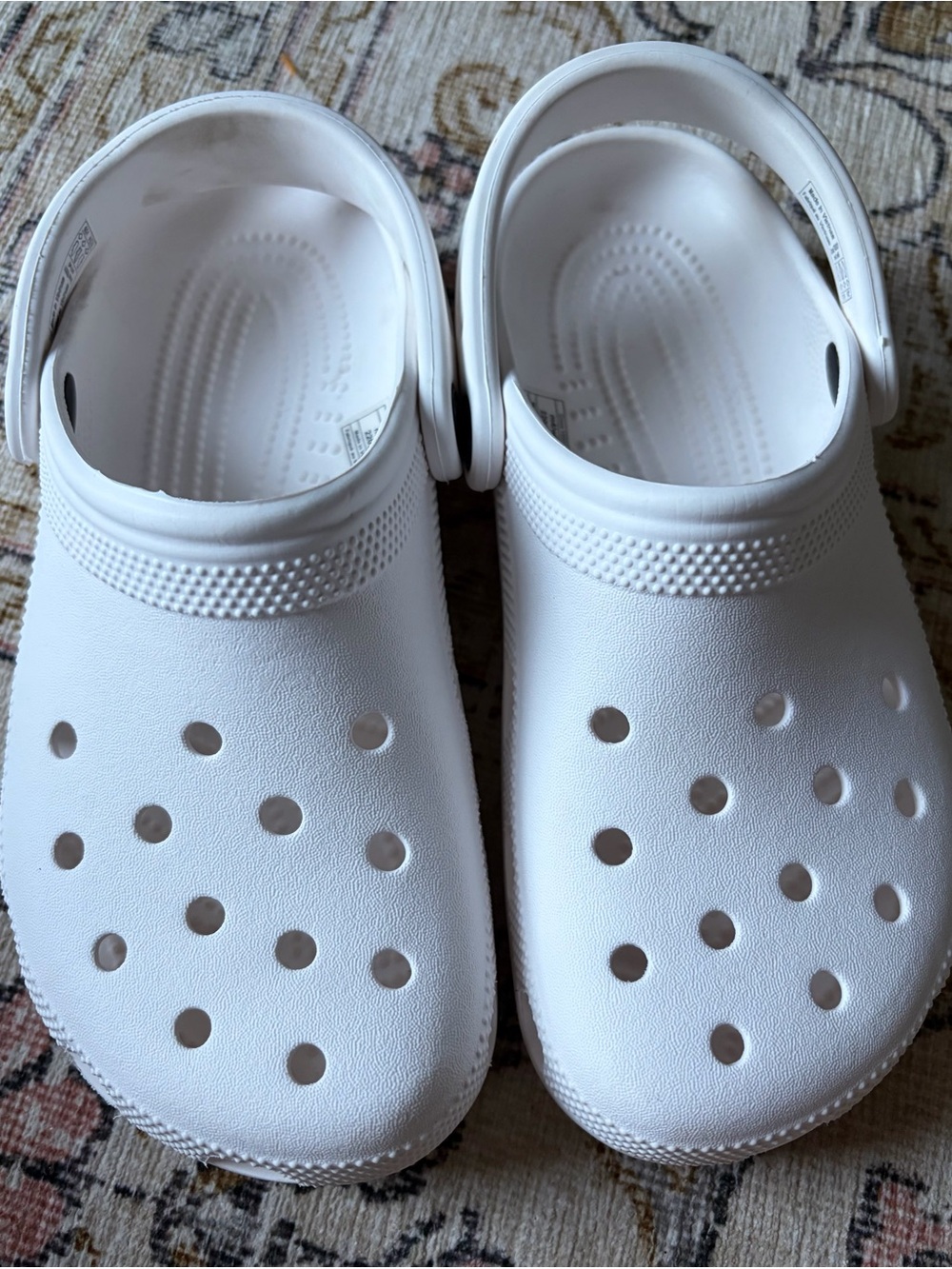 Crocs classic white Clog Sandals 6